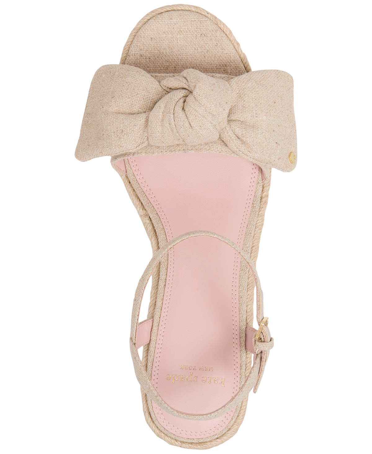 Shop Kate Spade Women's Leandra Espadrille Wedge Sandals In Natural