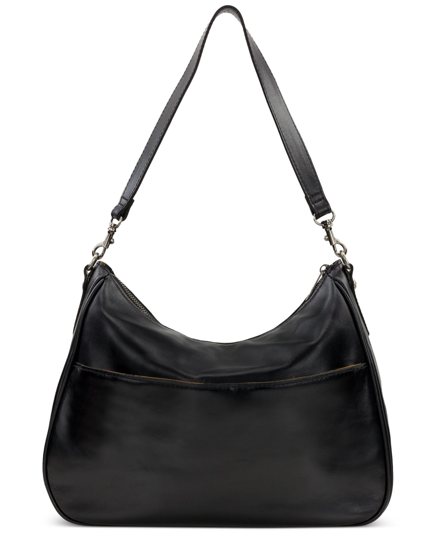 Женская сумка Patricia Nash Athani Large Leather Shoulder, цвет: Чёрный — фото 2