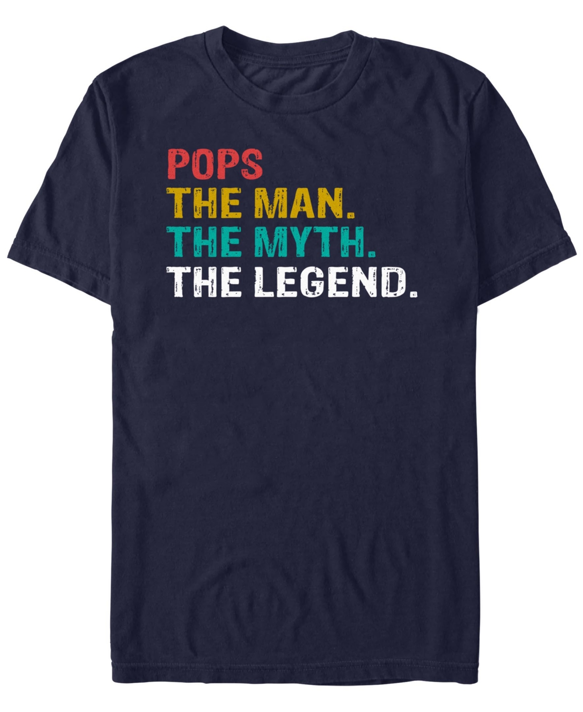 Men's Father's Day Short Sleeve T-Shirt - Navy