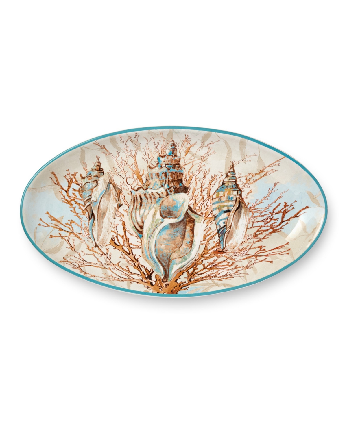Certified International Escape To The Sea Fish Platter In Miscellaneous