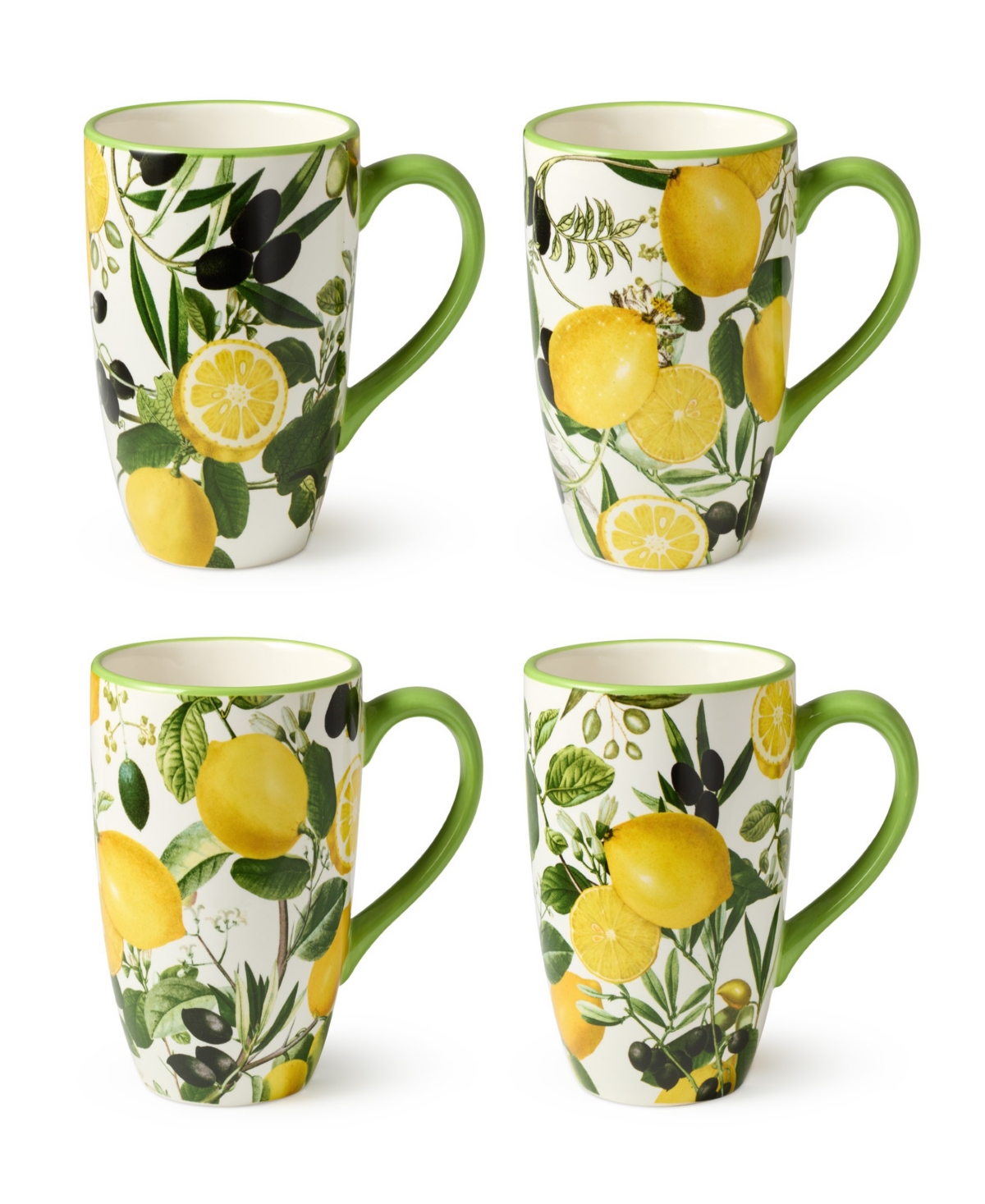 Limone Mugs, Set of 4 - Miscellaneous