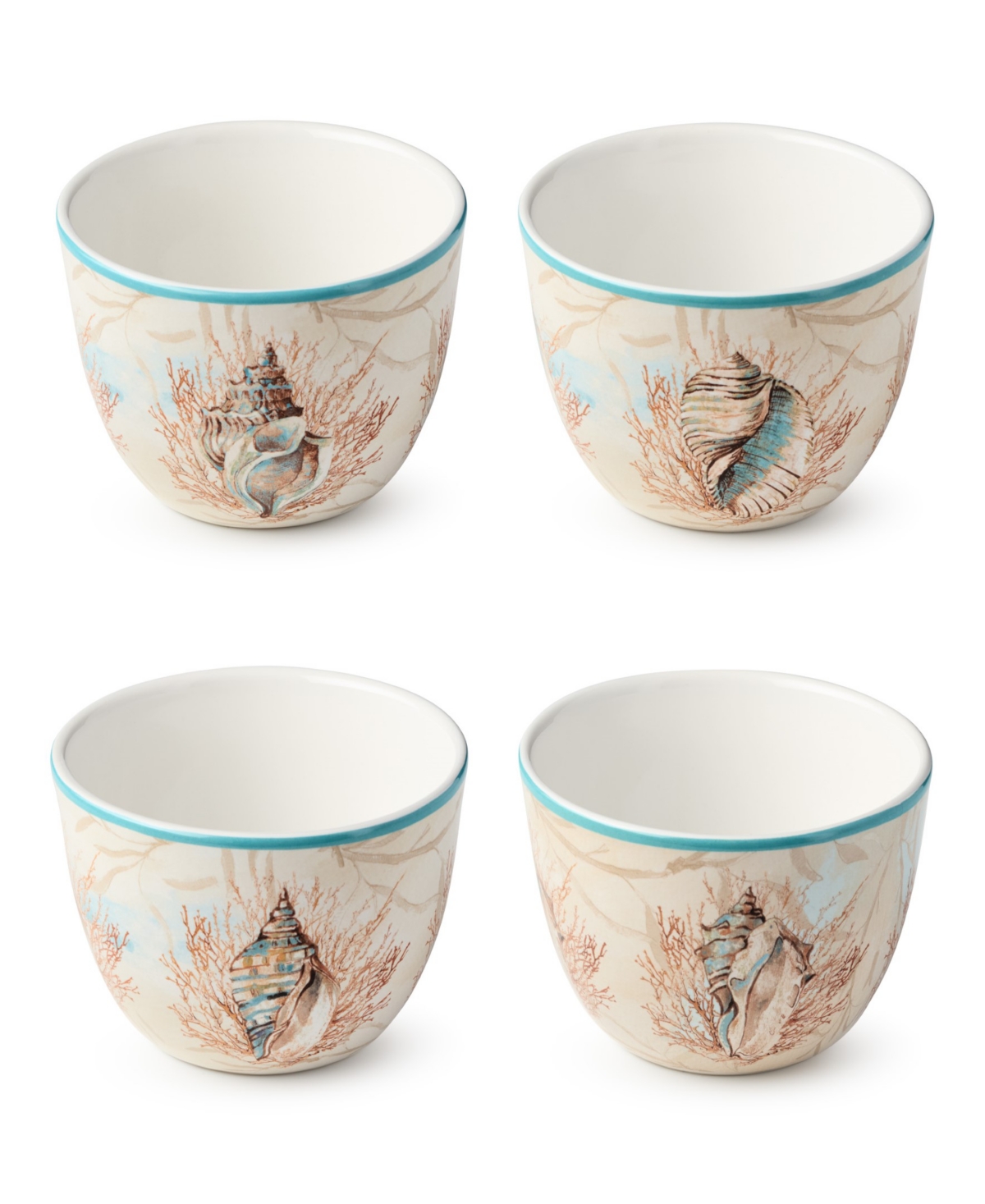 Escape to the Sea Ice Cream Bowls, Set of 4 - Miscellaneous