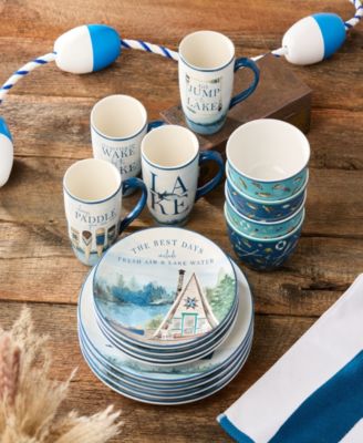 Wake at the Lake 16-Pc. Dinnerware Set, Service for 4