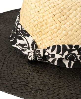 Rustic Printed Band Sun Hat