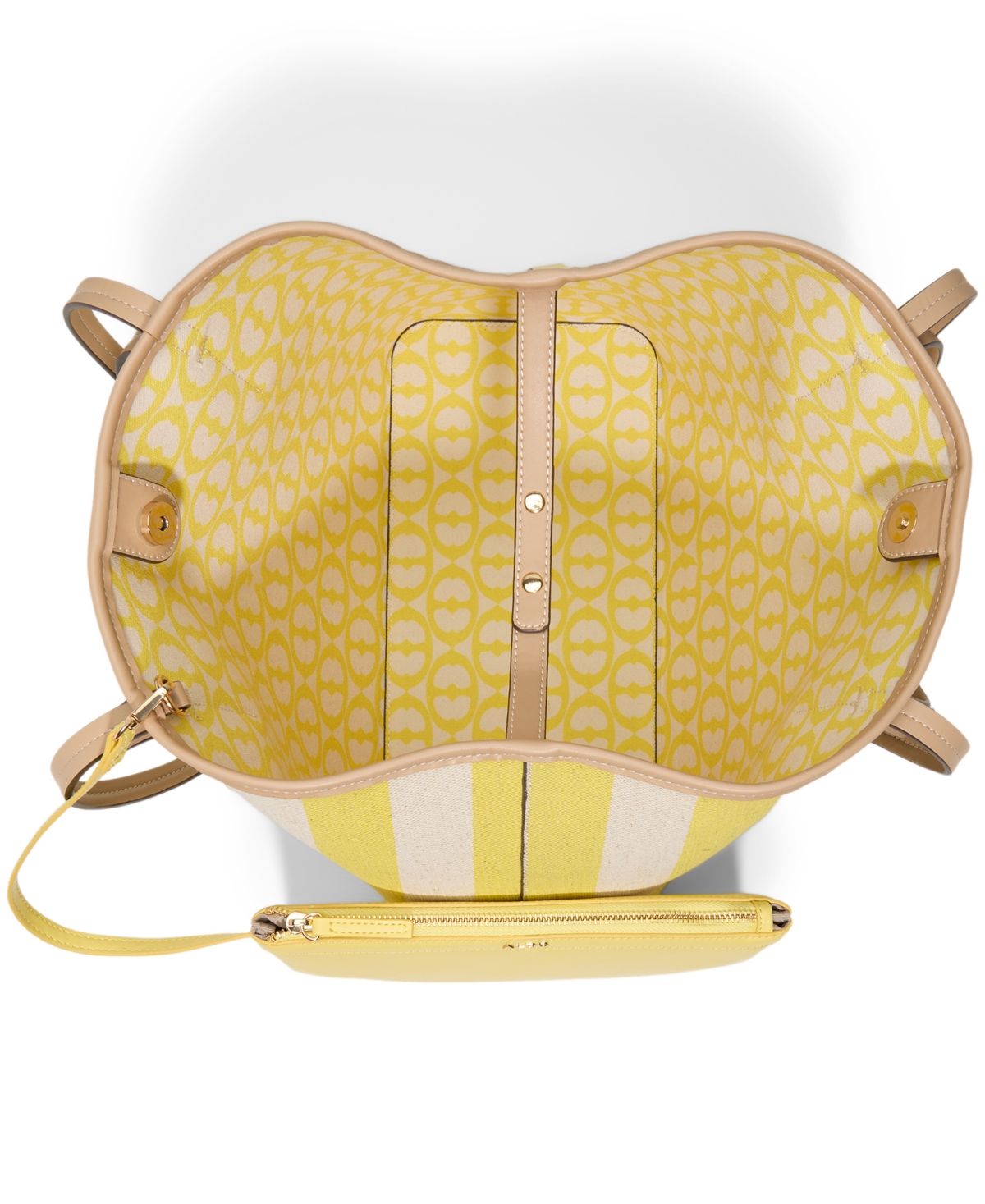 Shop Aldo Summertote Mini Tote Bag In Light Yellow