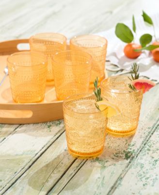 Santa Fe Acrylic Double Old Fashioned Glasses, Set of 6