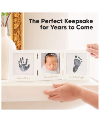 Fond Inkless Baby Handprint and Footprint Kit for Newborn Boys & Girls, Dog Paw Print Kit, Baby Gift