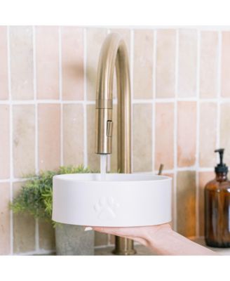 50oz Dog Bowl: White