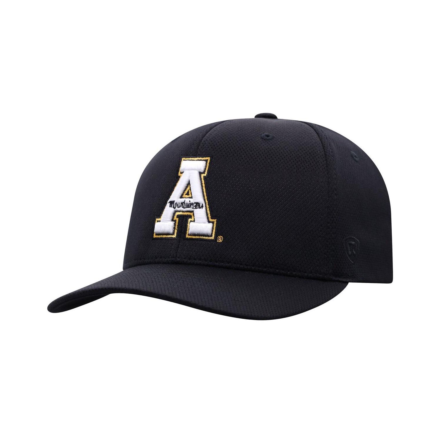 Men's Black Appalachian State Mountaineers Reflex Flex Hat