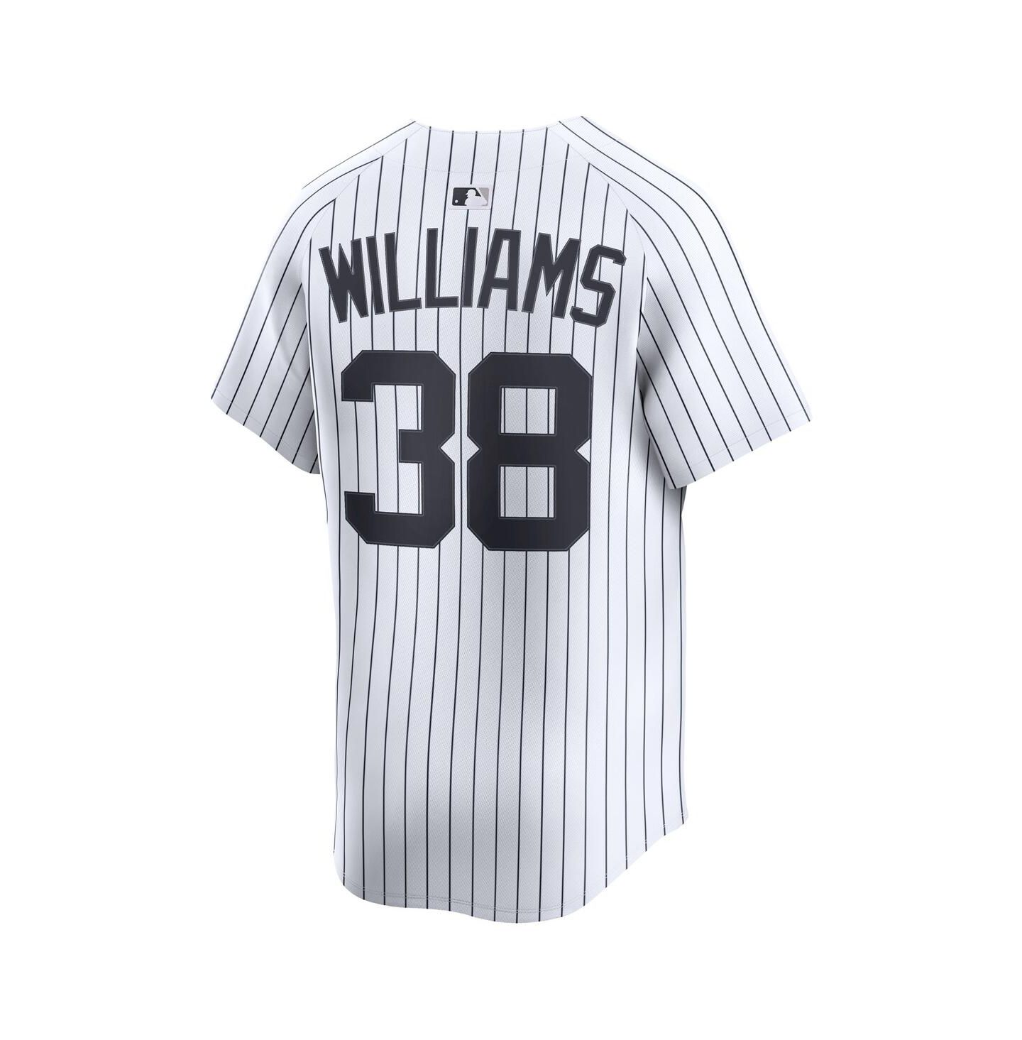 Мужской топ Nike Devin Williams White New York Yankees Home Limited Player Jersey — фото 2