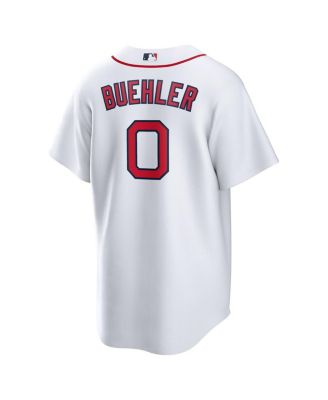 Men's Walker Buehler White Boston Red Sox Home Replica Jersey