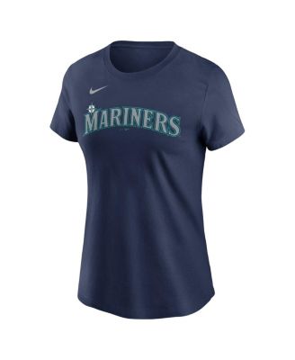 Women's Randy Arozarena Navy Seattle Mariners Fuse Name Number T-Shirt