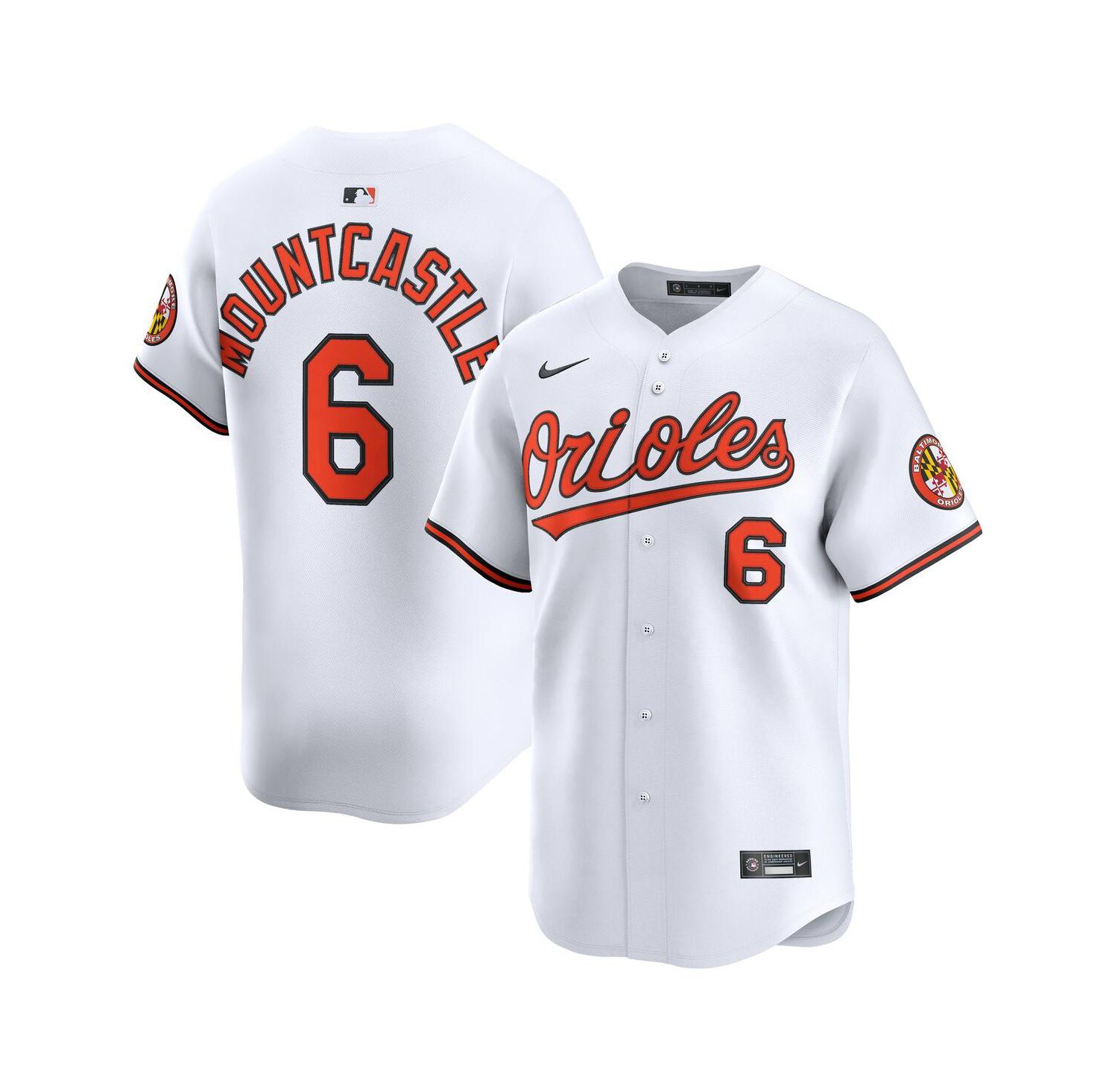Men's Ryan Mountcastle White Baltimore Orioles Alternate Limited Player Jersey