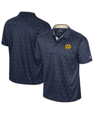 Colosseum - Men's Navy Notre Dame Fighting Irish Sublimated Golf Polo Shirt