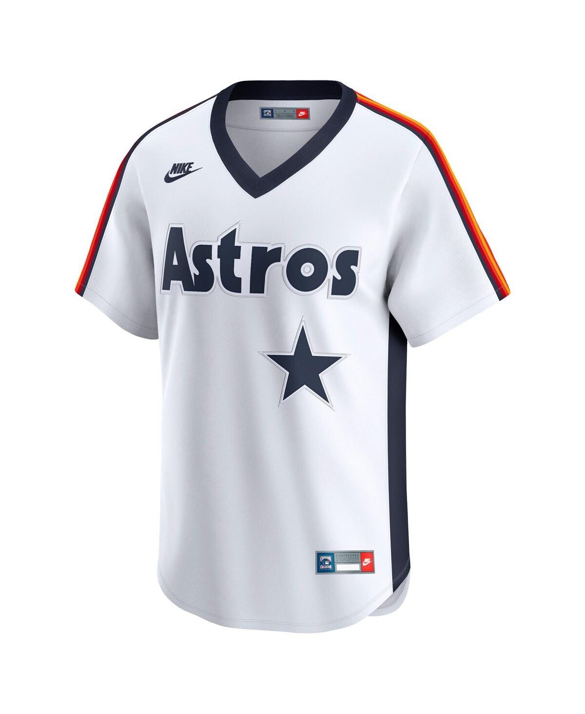 Nike Men's White Houston Astros Throwback Cooperstown Collection Limited Jersey