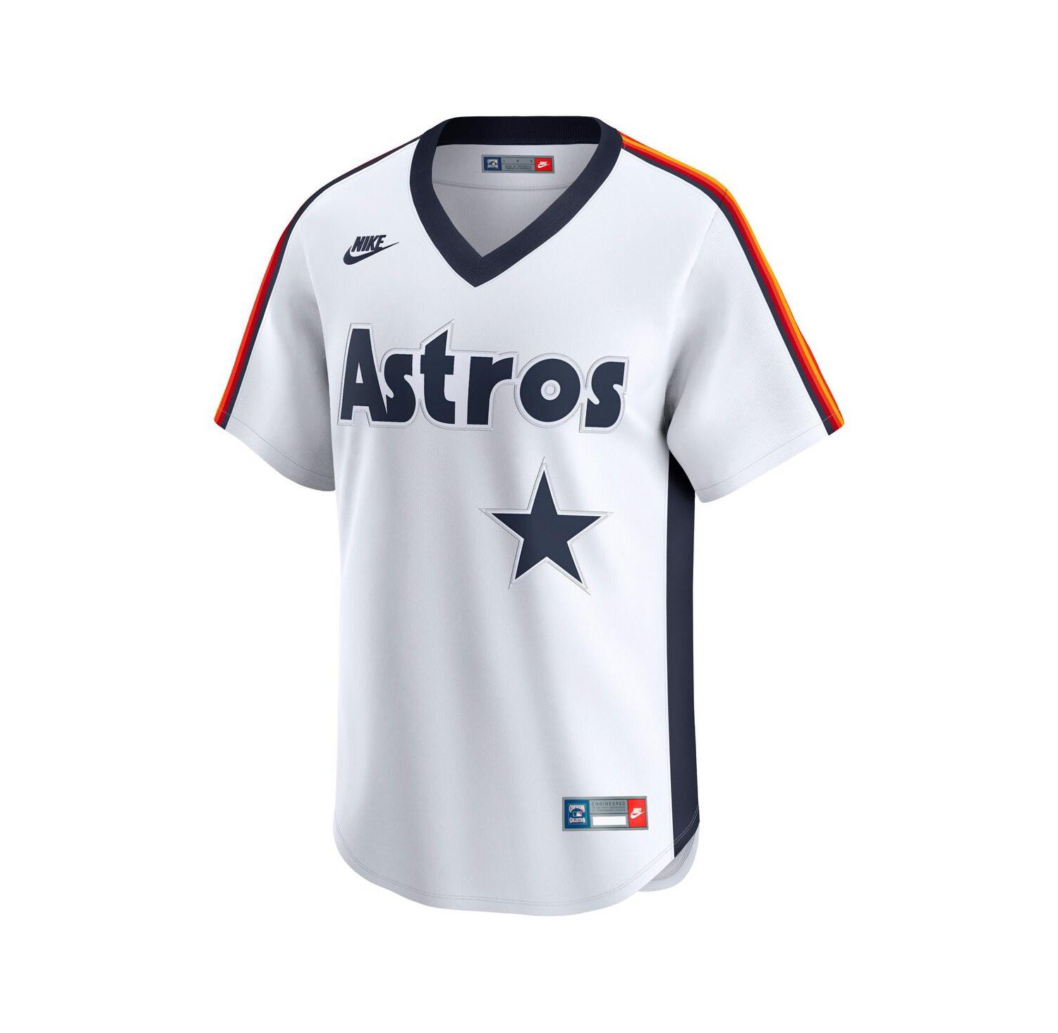 Men's White Houston Astros Throwback Cooperstown Collection Limited Jersey