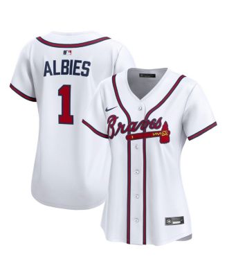 Nike - Women's Ozzie Albies White Atlanta Braves Home Limited Player Jersey