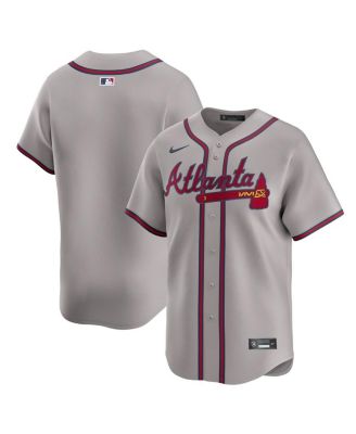 Nike - Men's Gray Atlanta Braves Away Limited Jersey
