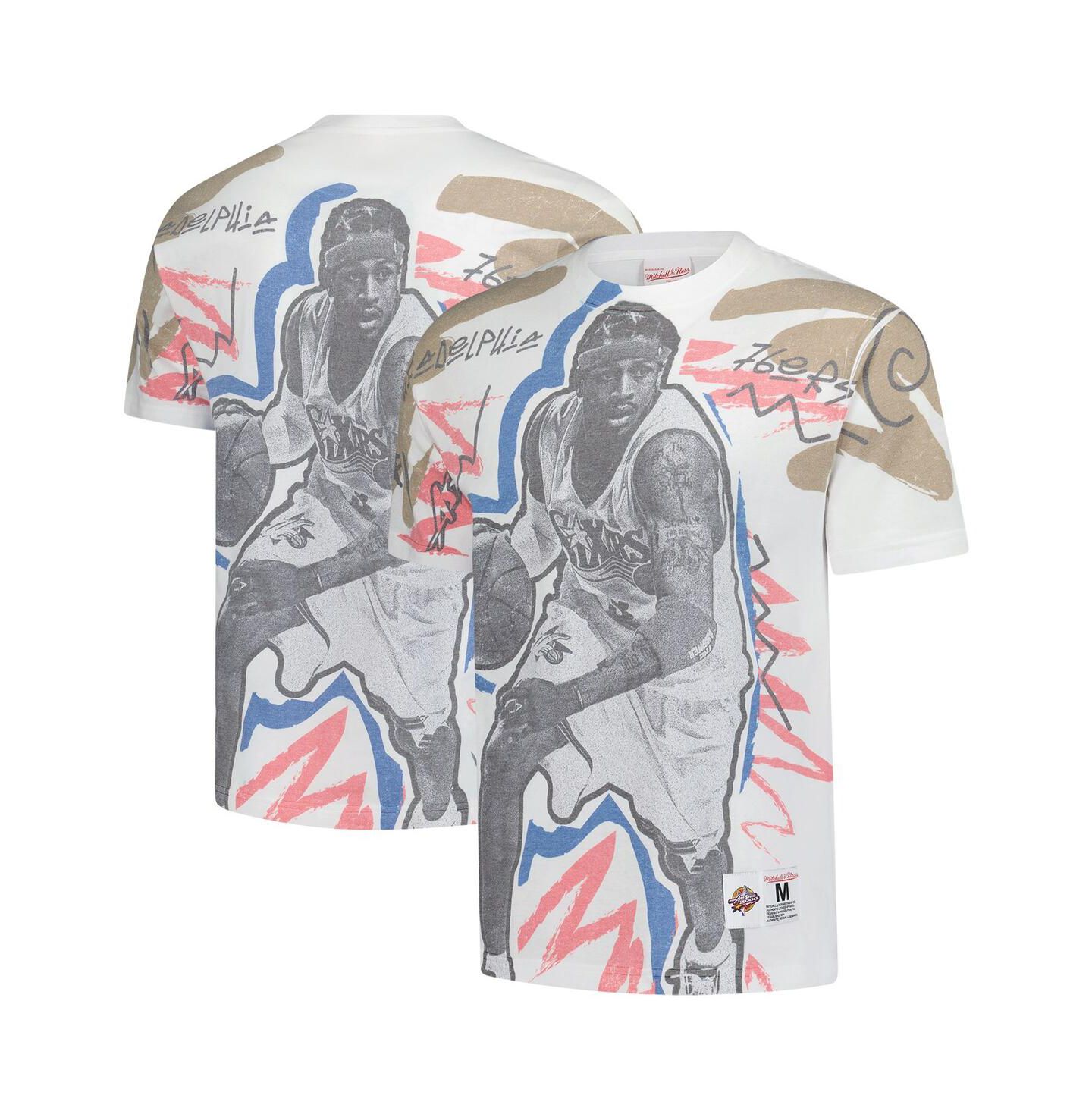 Мужская футболка Mitchell & Ness Allen Iverson White 2000 NBA All-Star Game Showstopper — фото 1