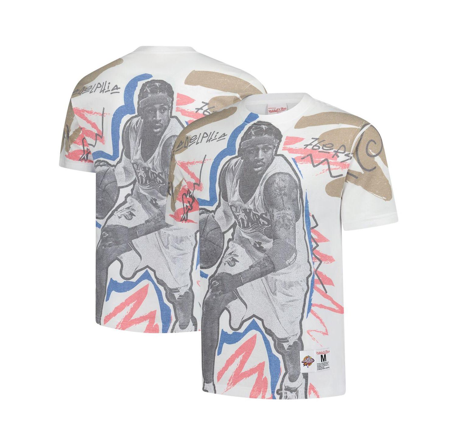 Men's Allen Iverson White 2000 NBA All-Star Game Showstopper T-Shirt