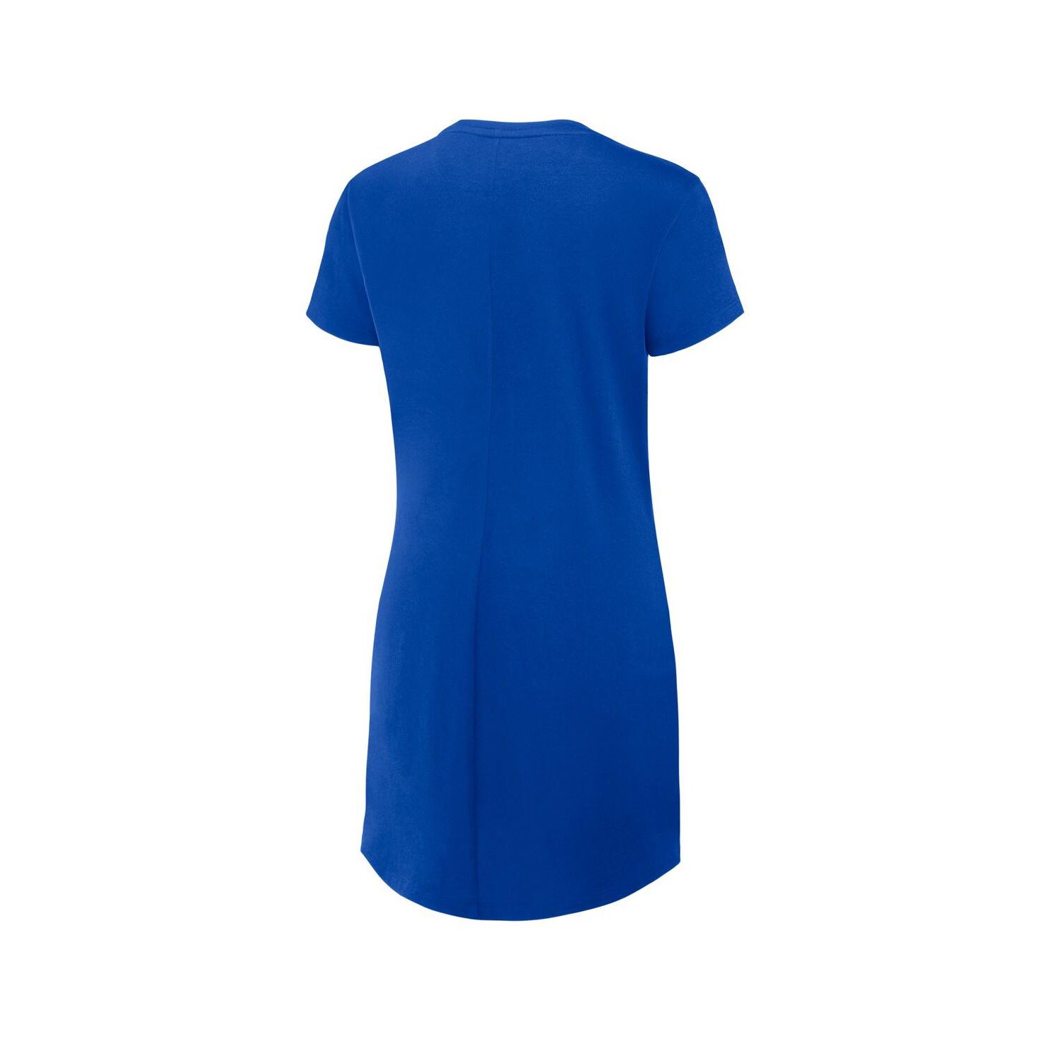 Women's Royal Kentucky Wildcats Relaxed Fit Drape T-Shirt Dress