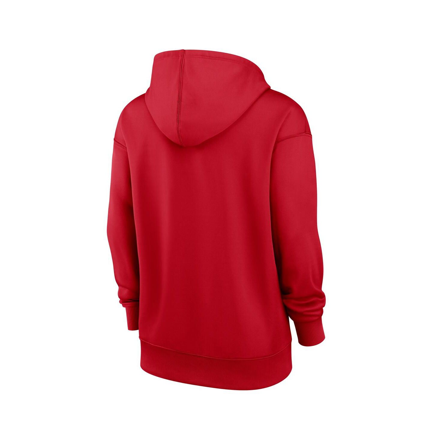 Женское худи Nike Red Washington Nationals Authentic Collection Performance Pullover — фото 2
