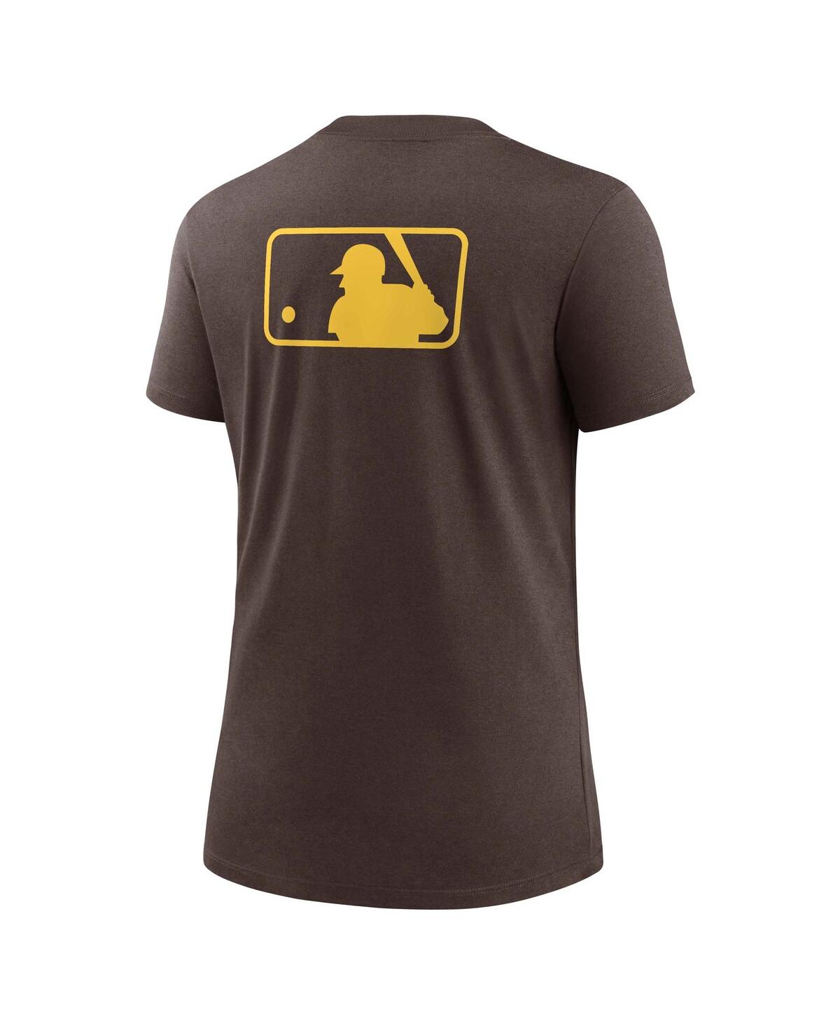 Nike Women's Brown San Diego Padres Authentic Collection Early Work Tri-blend T-shirt In Brown