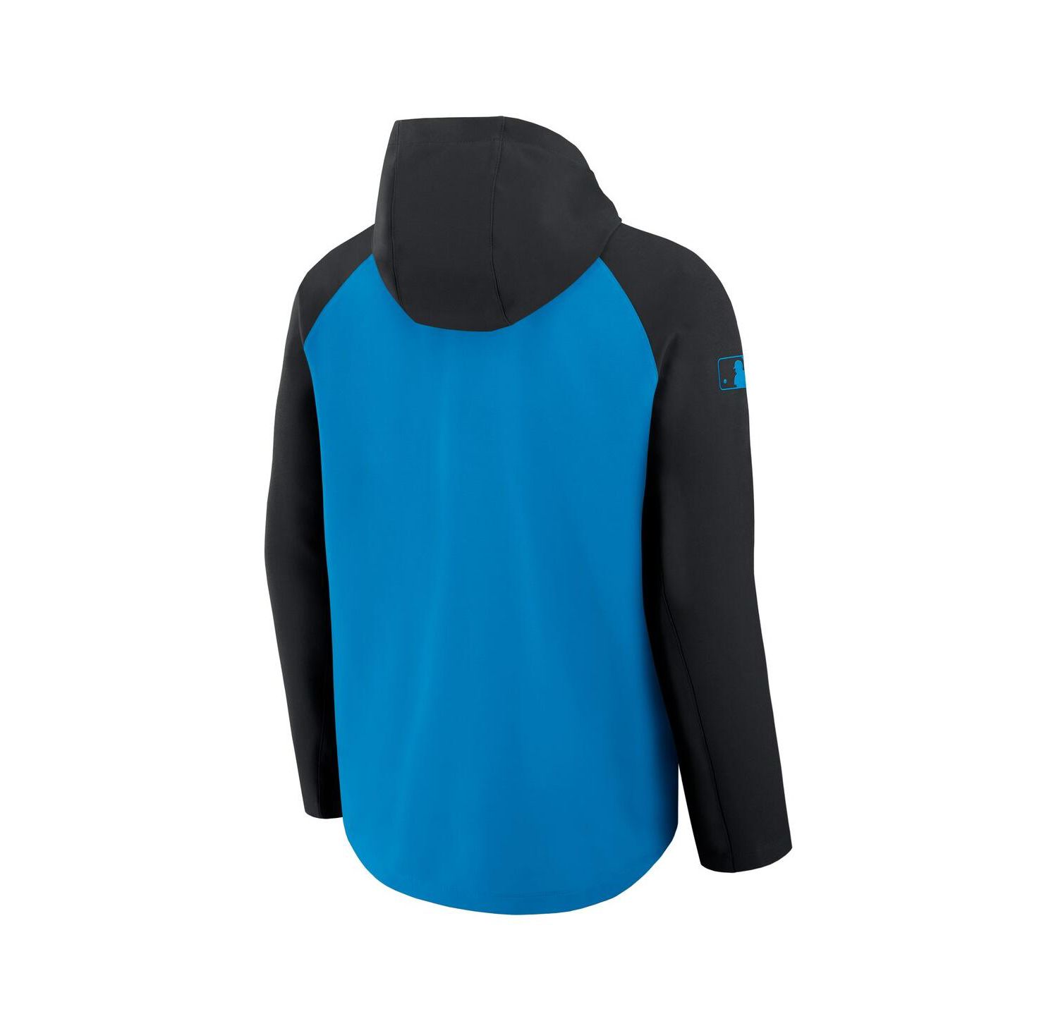Men's Blue/Black Miami Marlins Authentic Collection Raglan Performance Full-Zip Jacket