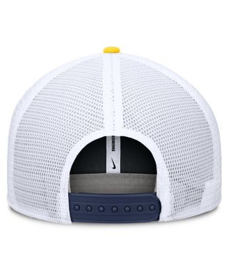 Men's Navy/Yellow Milwaukee Brewers Pro Trucker Snapback Hat
