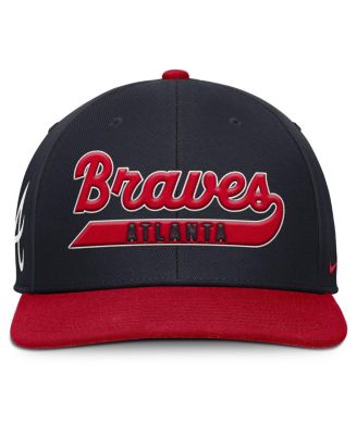 Men's Navy/Red Atlanta Braves Pro Performance Snapback Hat