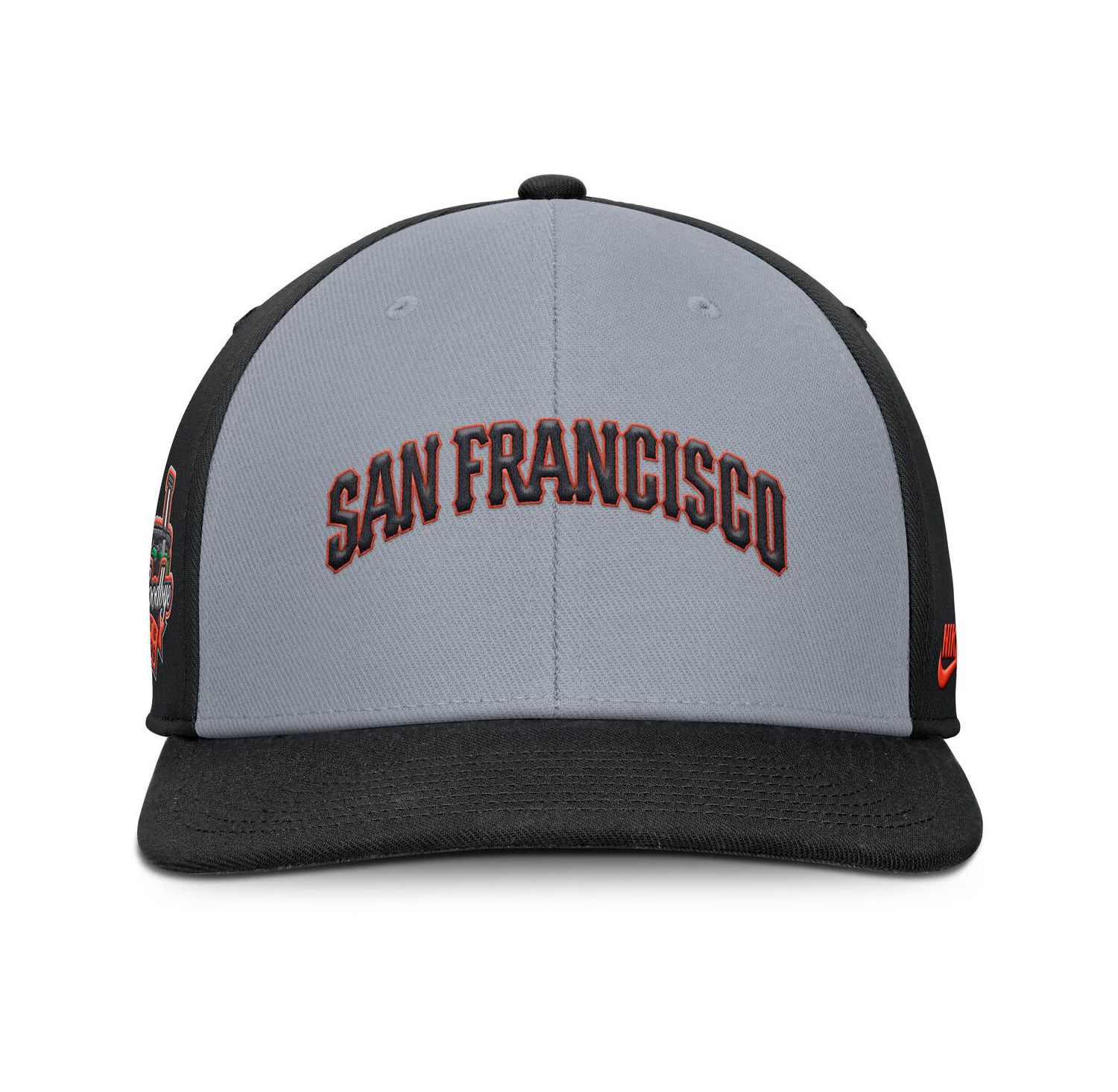Men's Gray/Black San Francisco Giants Pro Performance Snapback Hat