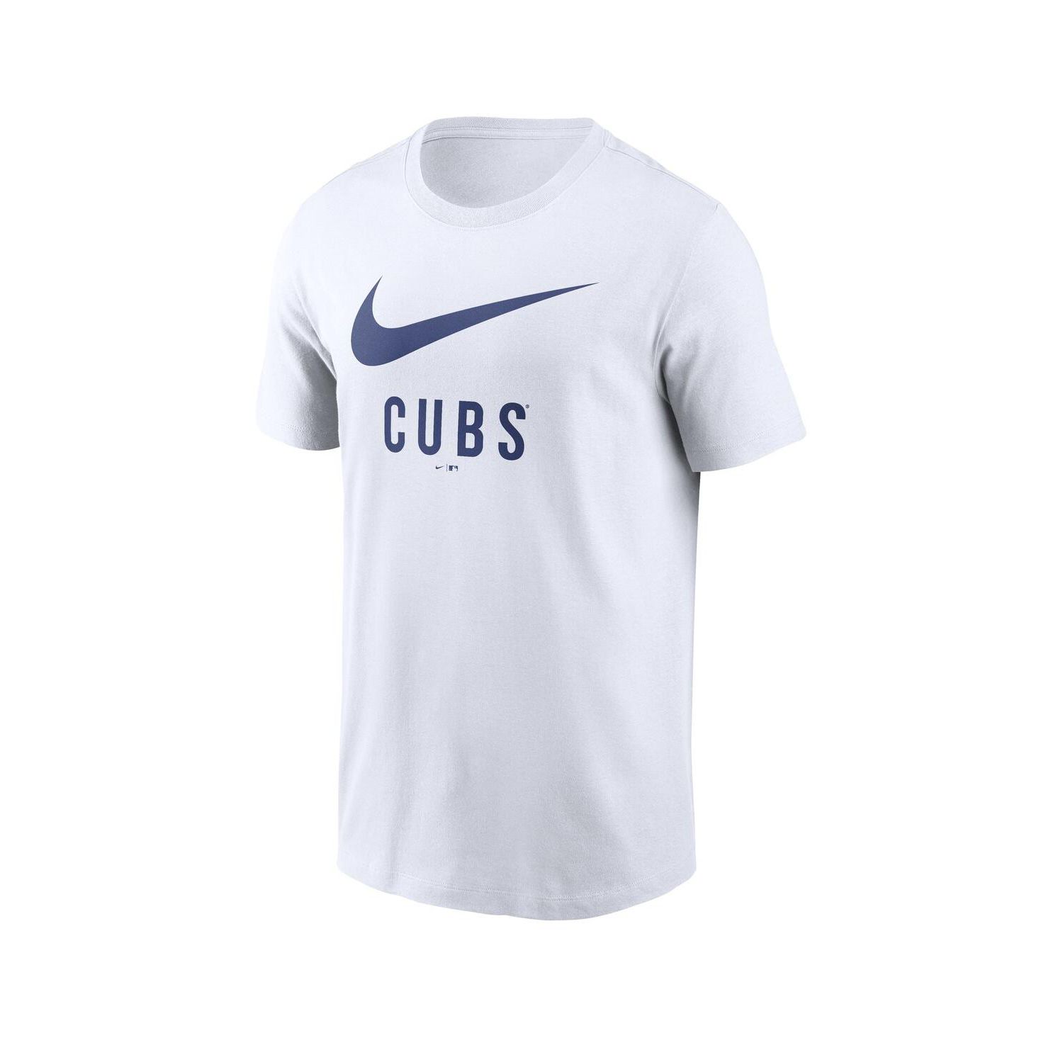 Men's White Chicago Cubs Swoosh T-Shirt