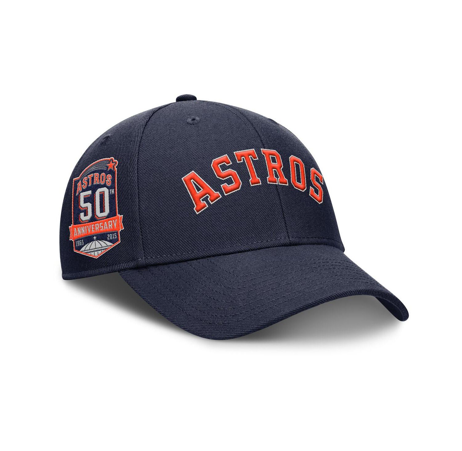 Men's Navy Houston Astros Rise Gaberdine Adjustable Hat