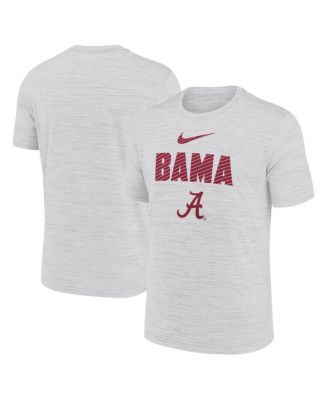 Nike - Men's White Alabama Crimson Tide Campus Slant Velocity Performance T-Shirt