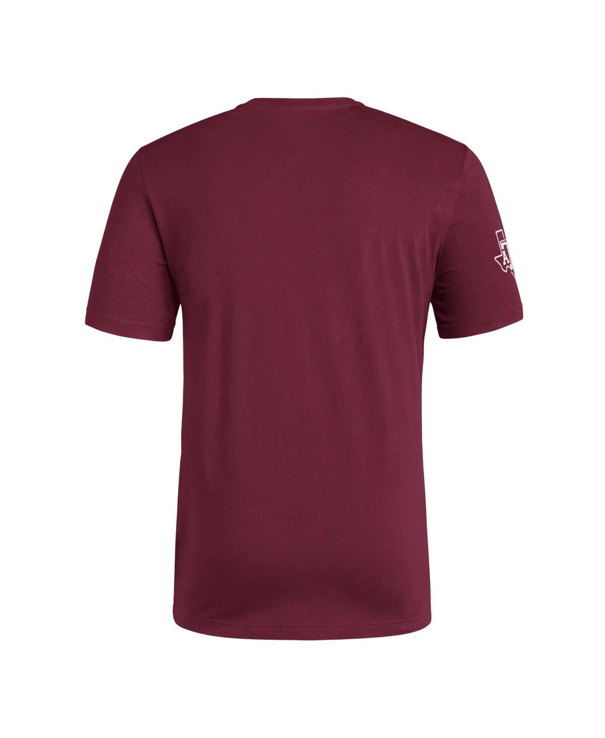 Adidas Men's Maroon Texas A M Aggies Fresh Wordmark T-Shirt