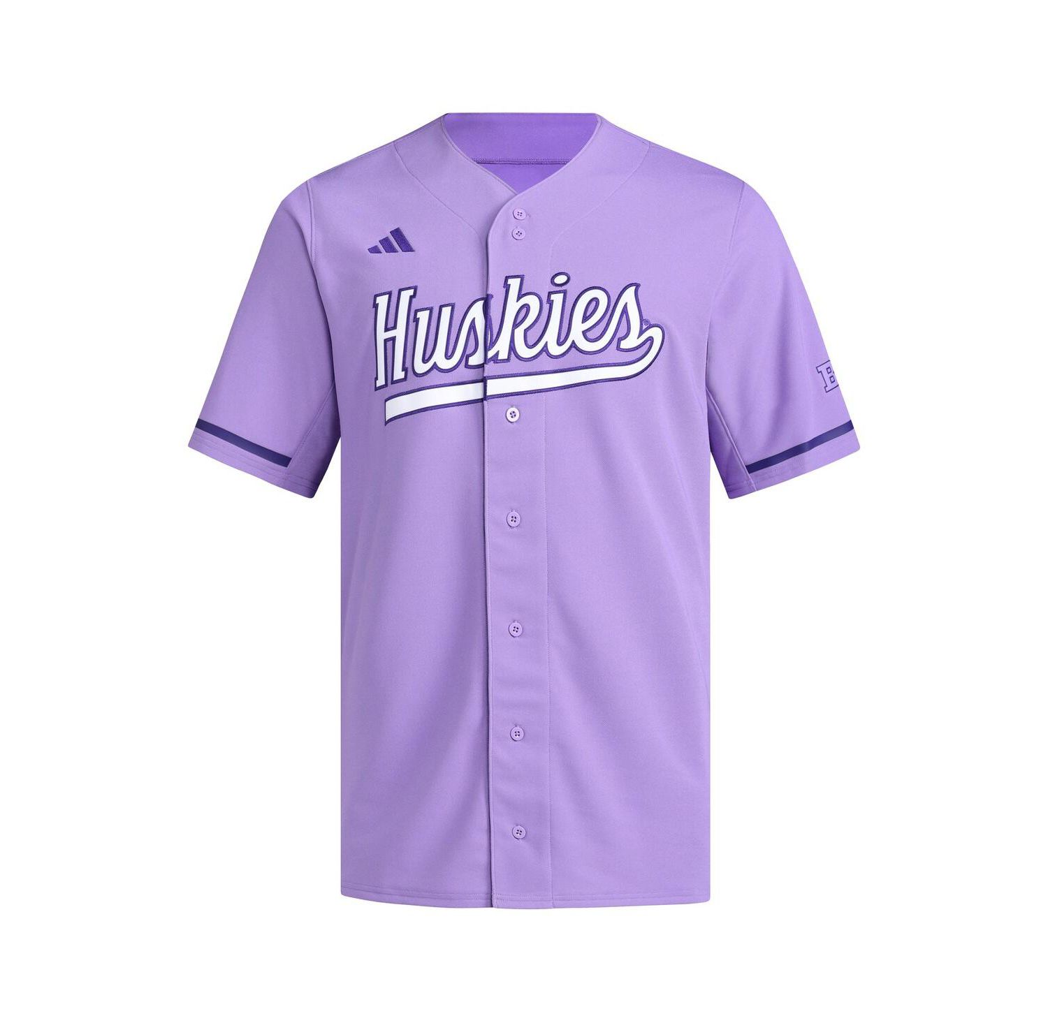 Men's Purple Washington Huskies Replica Baseball Jersey