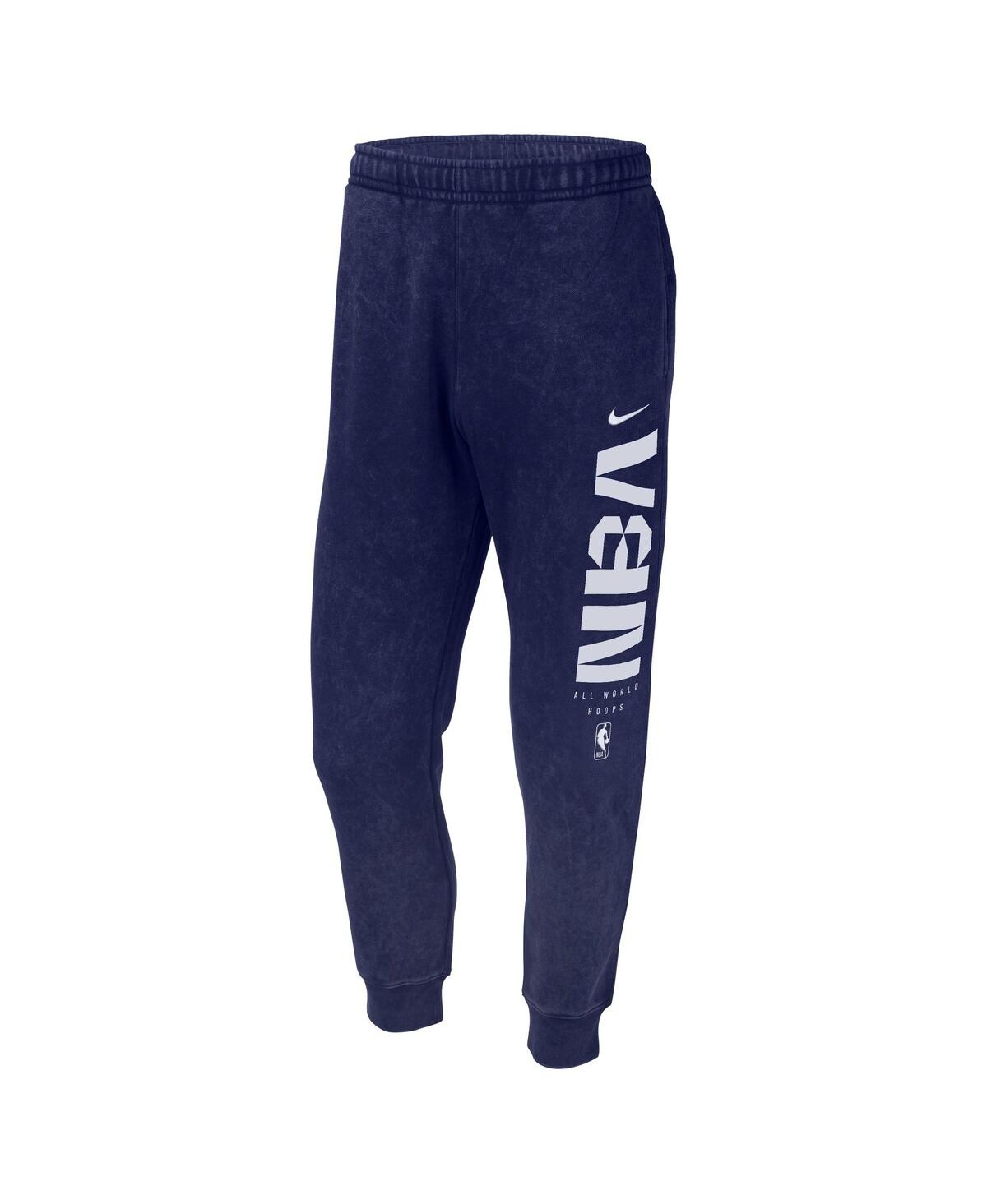 Nike Navy Nba All-world Hoops Club Washed Jogger Pants In Multi