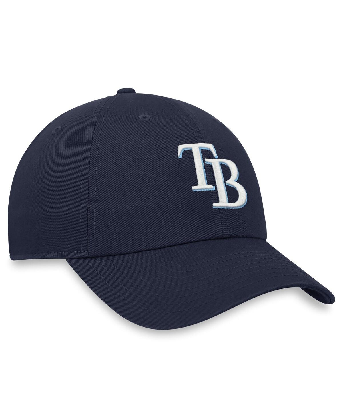 Nike Navy Tampa Bay Rays Performance Club Adjustable Hat In College Navy