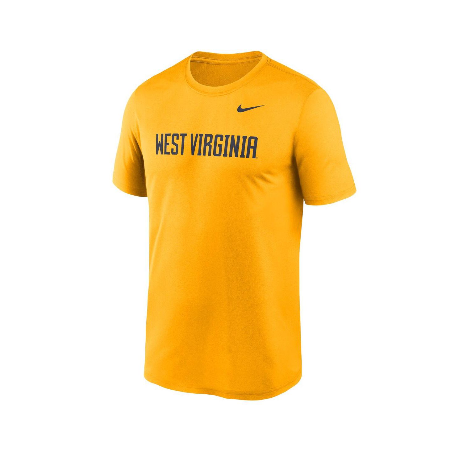 Men's Gold West Virginia Mountaineers Primetime Legend Wordmark T-Shirt