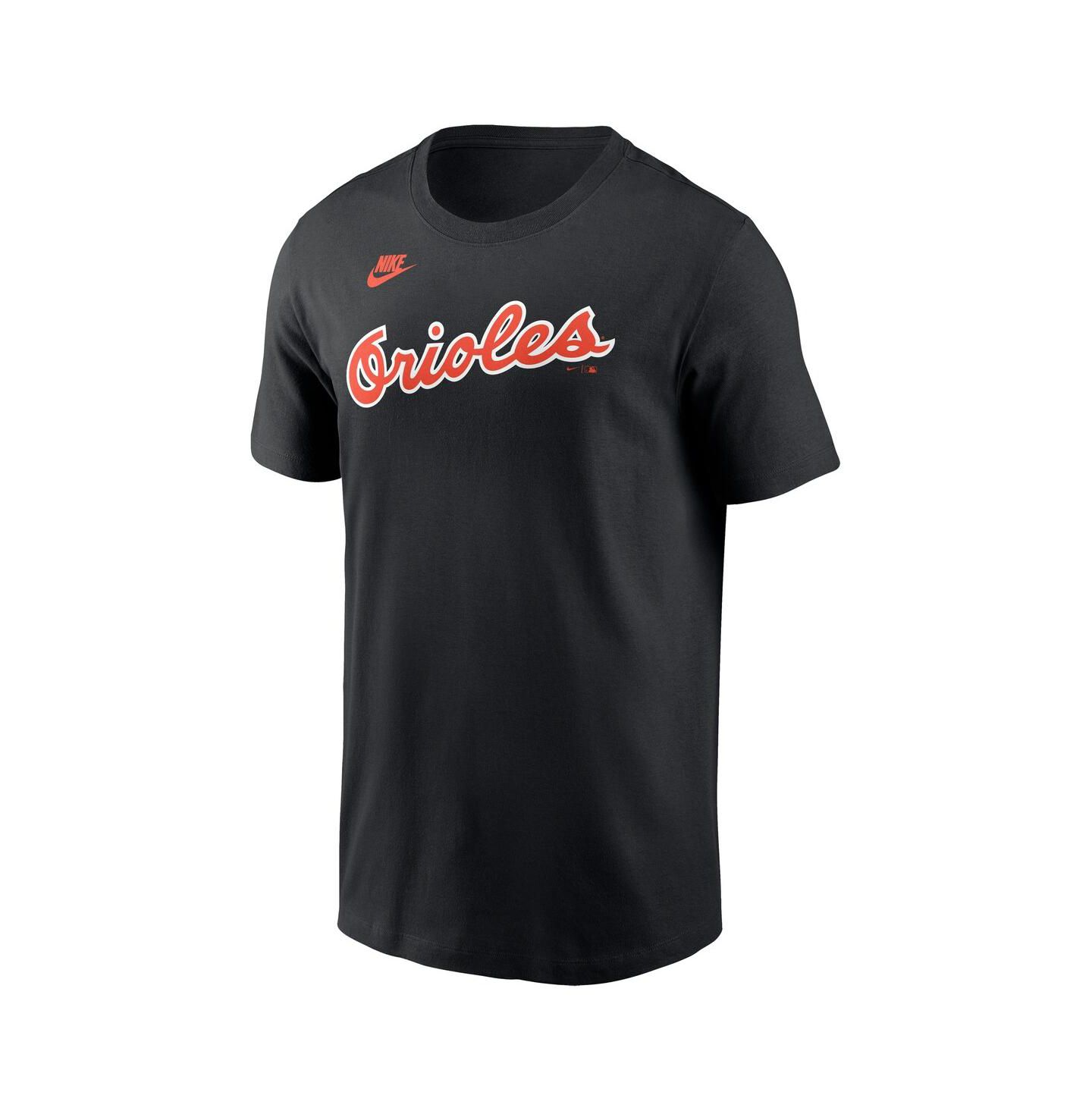 Мужская футболка Nike Black Baltimore Orioles Cooperstown Collection Fuse Name & Number — фото 3