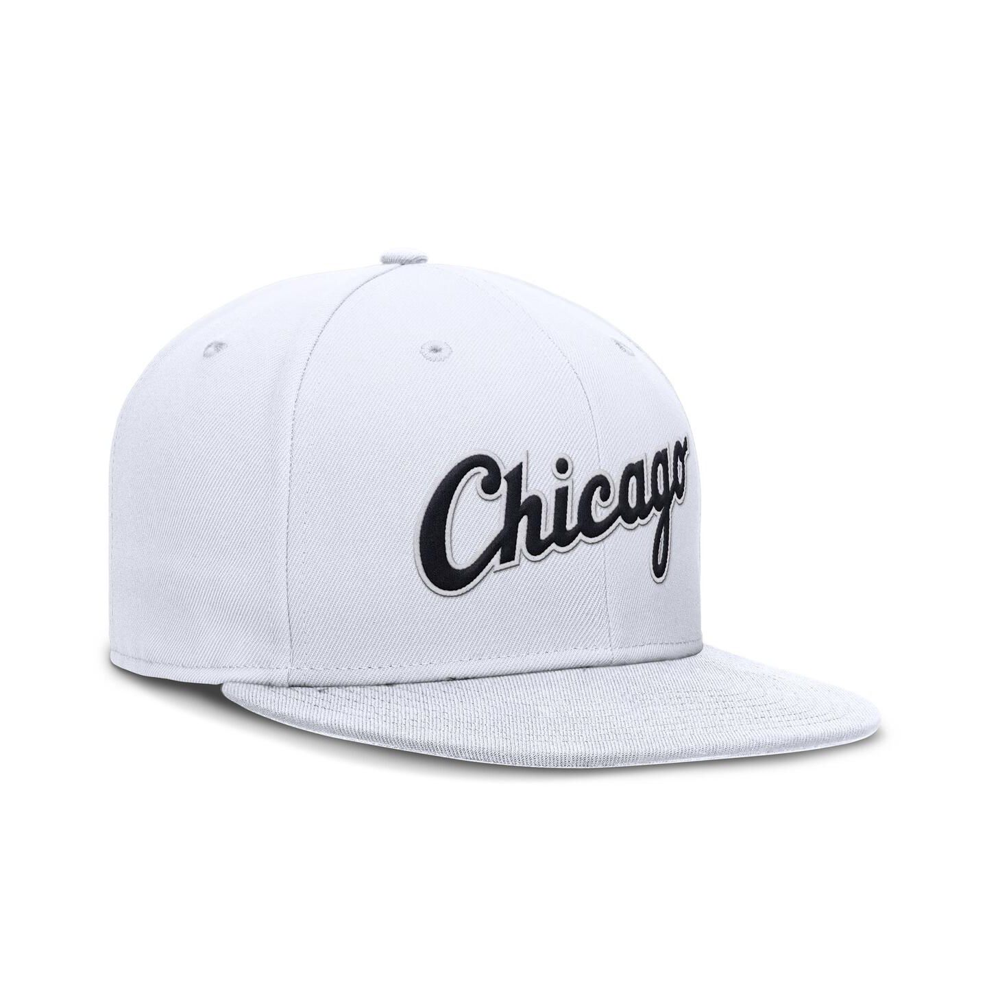 Мужская кепка Nike White Chicago White Sox True Performance Fitted Hat — фото 3