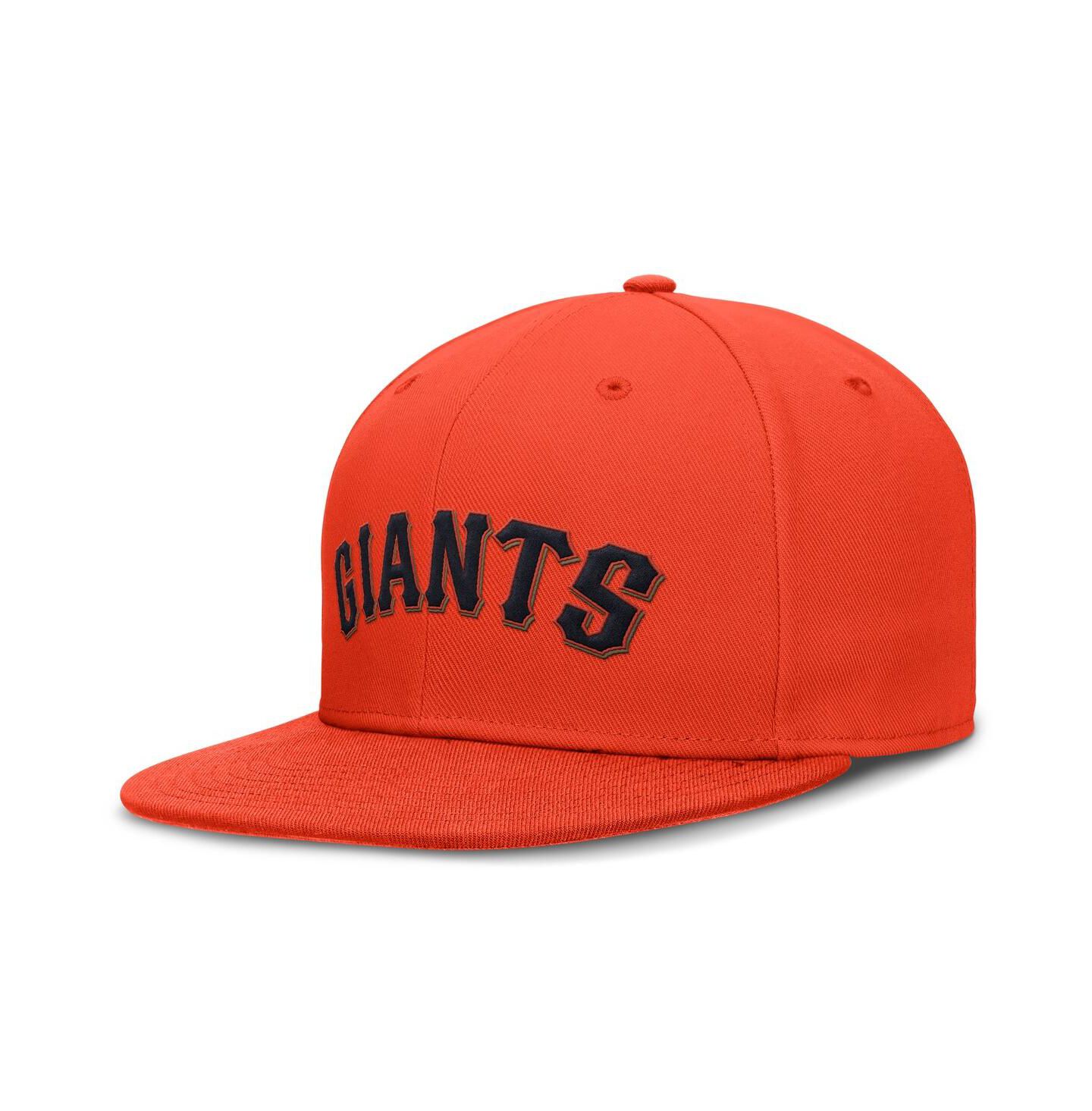 Мужская кепка Nike Orange San Francisco Giants True Performance Fitted Hat — фото 1