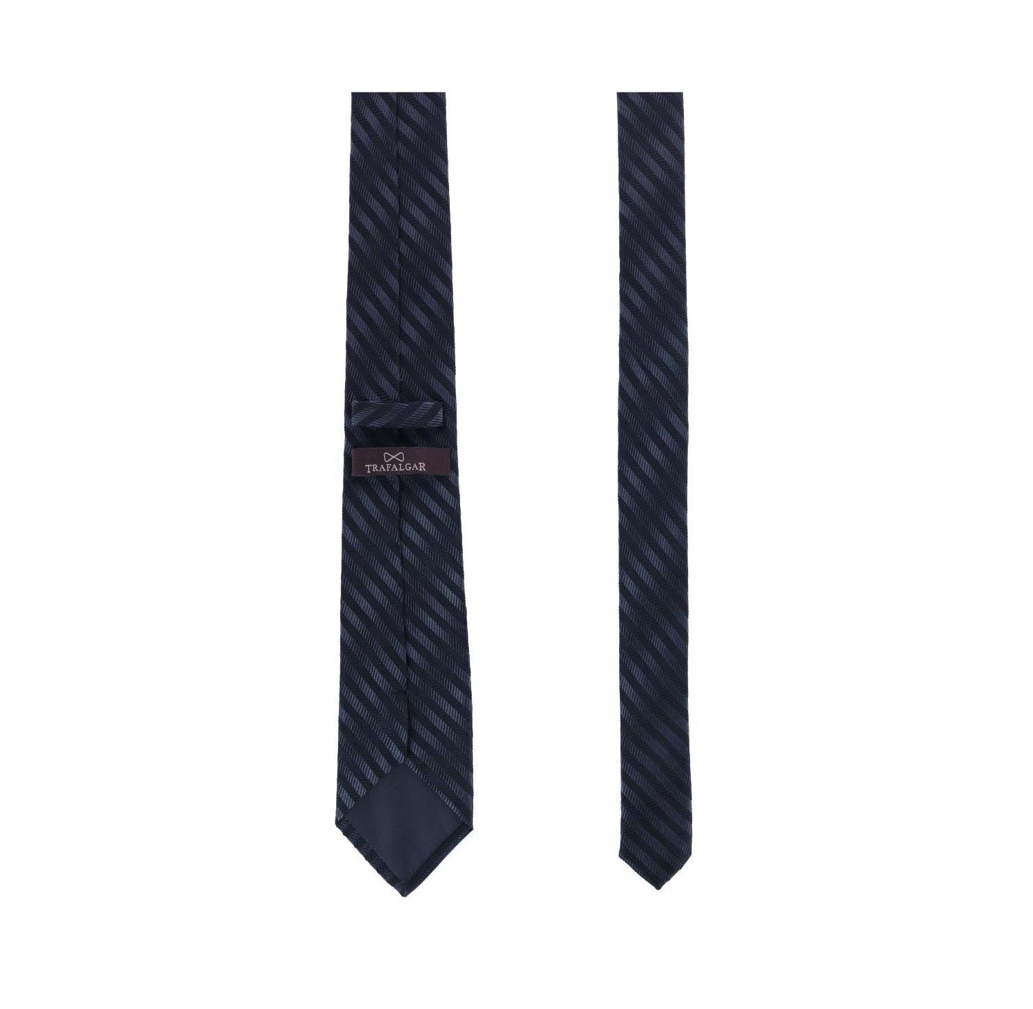 Men's Nathanial Regal Patterned Diagonal Line Silk Business Necktie
