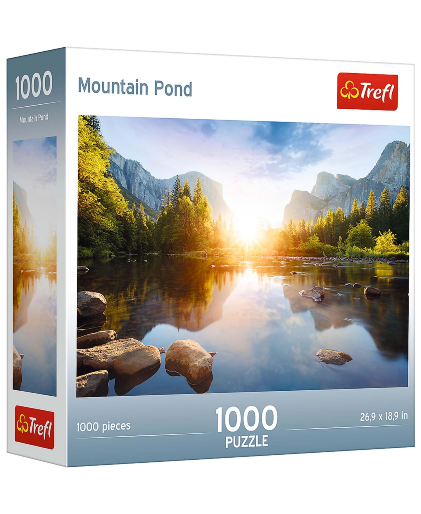 Детский пазл Trefl Mountain Pond 1000 Piece Puzzle, Ages 12+, цвет: Разноцветный — фото 2