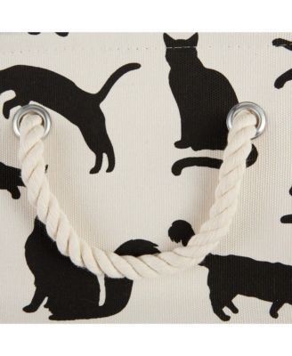 Cat's Meow Pet Storage Bin with Rope Handles