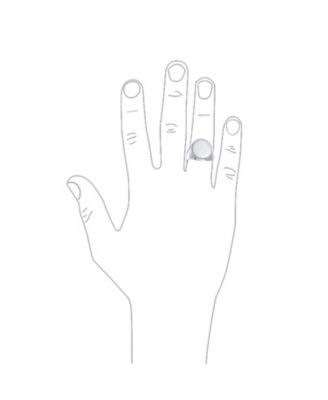 Basic Simple .925 Sterling Oval Signet Ring Shiny Finish