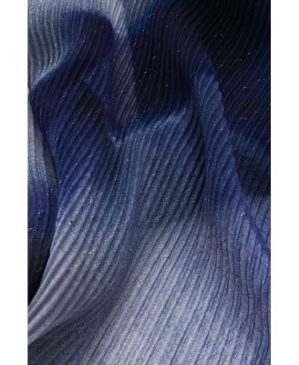 Women's Pleated kiss scarf
