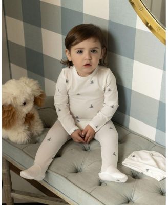 Baby Boys "Little Sailboats" Rich Footie