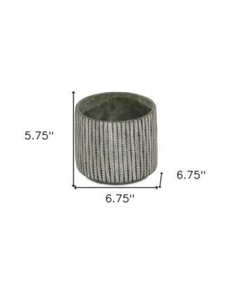 Dot Cement Round Planter – Modern Pot for Indoor & Outdoor Spaces