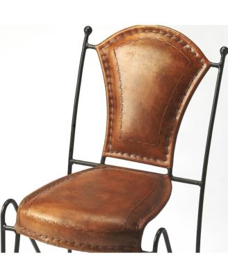 Modern Faux Leather Upholstered Side Chair for Home or Workspace